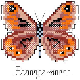 Free butterfly cross stitch pattern. Free Cross Stitch Butterfly machine embroidery design