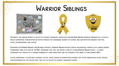 Warrior Siblings Childhood Cancer Warriors