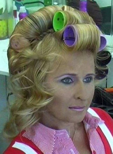Pin By Her Cuck On Sexy In Curlers Gorgeous Hair Hair Rollers Curly