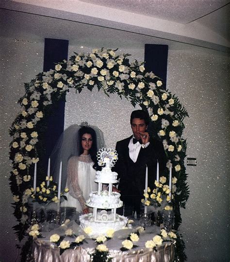 45 Candid Photographs of Elvis and Priscilla Presley on Their Wedding