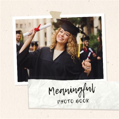 Memorable School Graduation Photos With Teenage Girl Online Photo Book Template Vistacreate