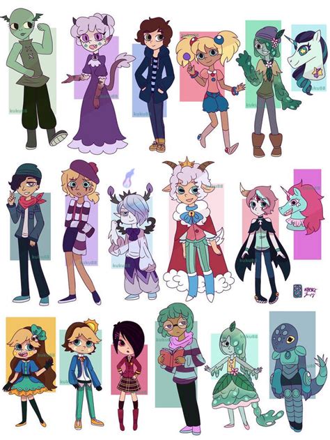 Svtfoe Next Gen Characters By Kuku88 Star Vs The Forces Of Evil