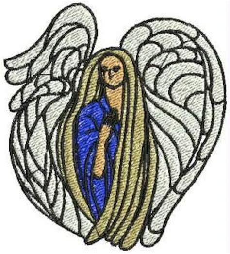 Angel Embroidery Designs Machine Embroidery 12 Designs Instant Etsy