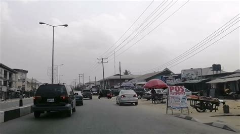 Driving Along Nwaniba Road Uyo Akwa Ibom State Youtube