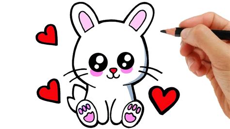 Como Dibujar Un Conejo Dibujos Kawaii Youtube
