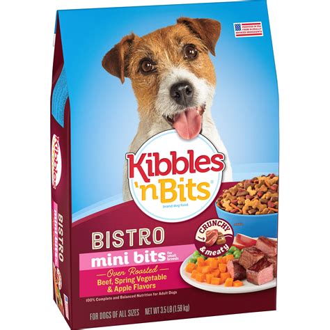 Some breed and individual dogs are. Kibbles 'n Bits Small Breed Mini Bits Oven Roasted Beef ...