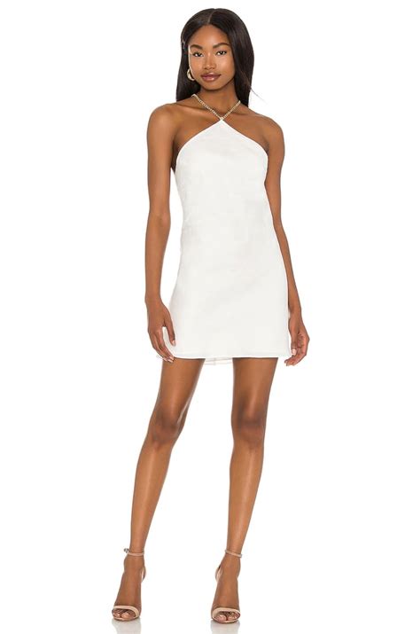A Backless Dress Amanda Uprichard X Revolve Claudia X Back Chain Dress Best White Dresses