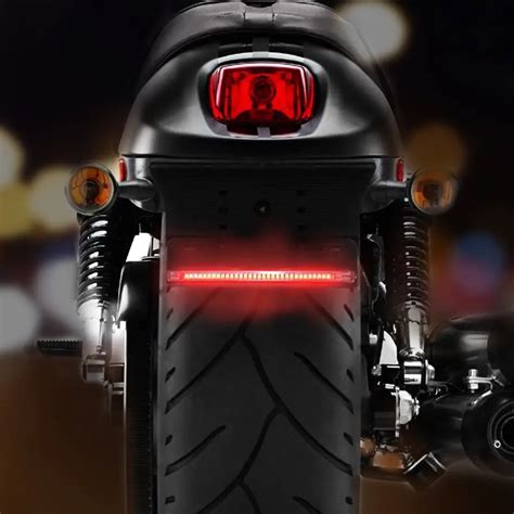 Led Turn Signal Light Motorcycle Tail Brake Stop Volt Led Light Strips Motorcycle Turn Lights
