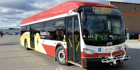 First Toronto Electric Bus Hits The Road 60 More On The Way By 2020