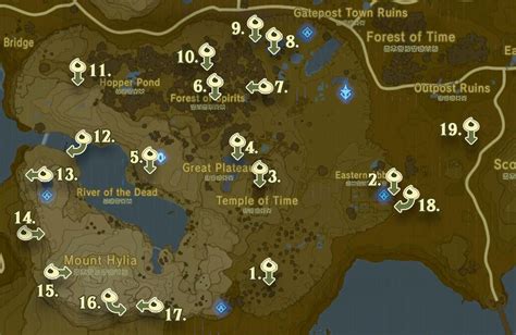 Korok Seed Locations Map Wales On A Map