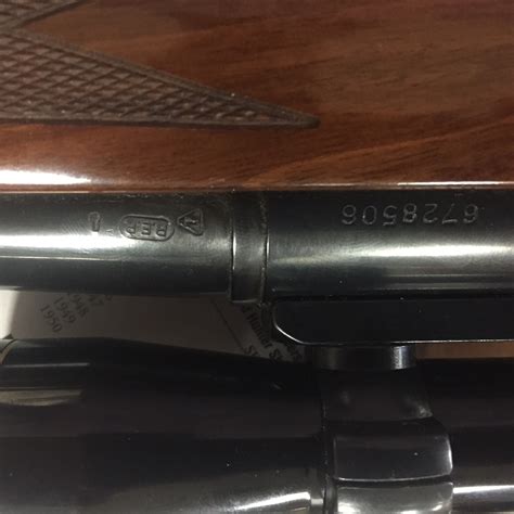 Remington 700 Bdl Lh This Is The Only Serial Number On