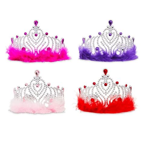 12 Pack Princess Crowns For Little Girls Kids Dress Up Tiaras For