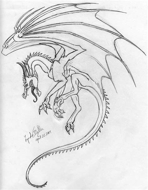 Flying Dragon Drawing By Dragoboy Dragoart