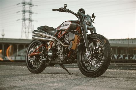 The Indian Scout Ftr1200 Custom Is The Street Legal Flat Track Bike Of