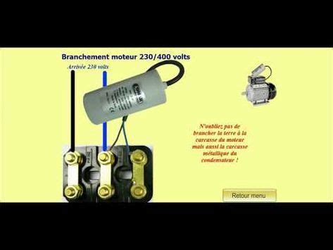 Faire Tourner Un Moteur Triphase Sur Du Monophase Youtube Electrical Wiring Colours Diy