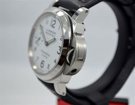 Panerai Luminor Marina Pam 00563 8 Days Acciaio Mechanical White Dial