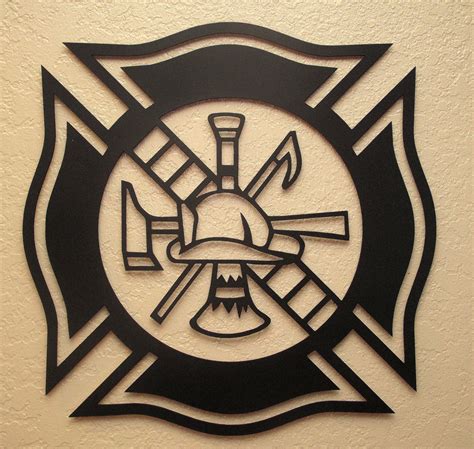 Firemans Maltese Cross Fire Fighter Tattoos Firefighter