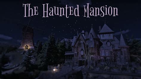 Planet Coaster The Haunted Mansion Darkride Youtube