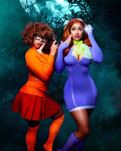 Velma Dinkley And Daphne Blake Black Girl Halloween Costume Easy
