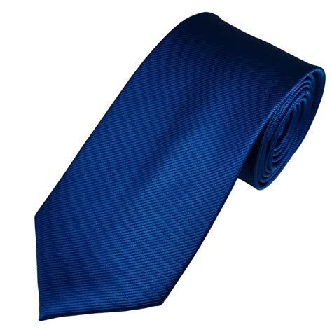 Plain Royal Blue Diagonal Ribbed Luxury Silk Tie From Ties Planet Uk