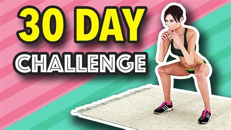 30 Day Butt Workout Challenge Home Exercises Youtube