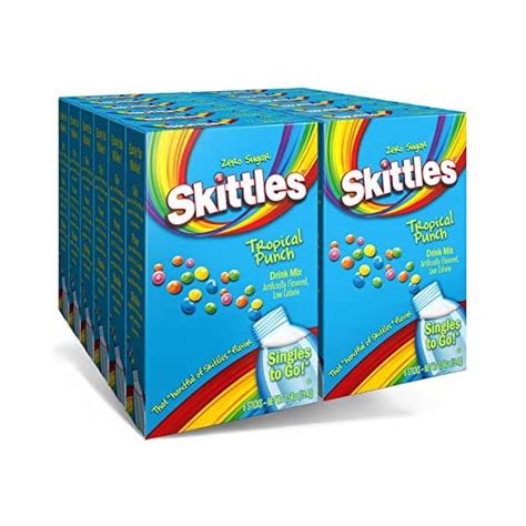 Skittles Tropical Punch Singles To Go Powdered Drink Mix Zero Sugar