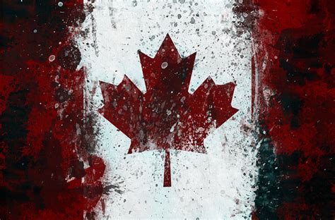 The Canadian Flag Wallpapers Top Free The Canadian Flag Backgrounds Wallpaperaccess
