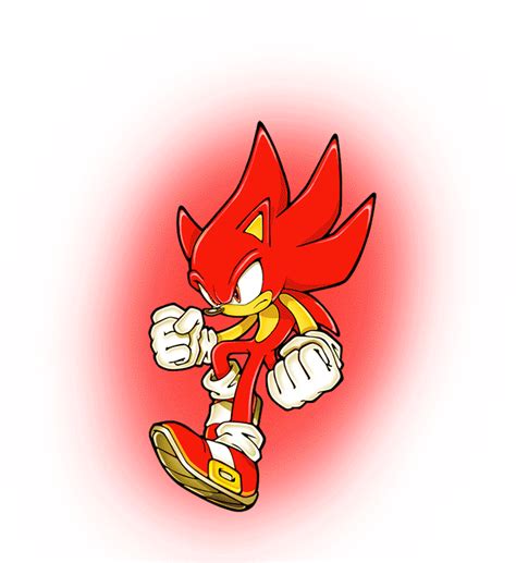 Hyper Sonic Con Resplandor By Sonicblueblur94 On Deviantart