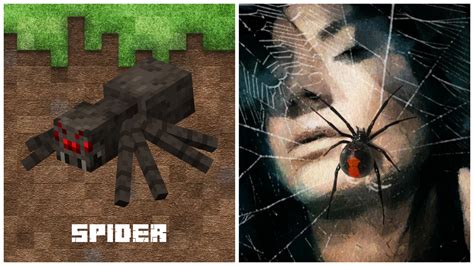 Minecraft Spider In Real Life Characters Mobs Зомби Вампиры Оборотни