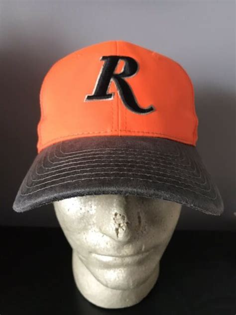 Remington Hunting Blaze Orange Trucker Hat Baseball Cap