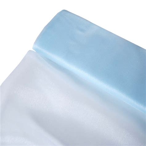 54 10 Yards Light Blue Solid Color Sheer Chiffon Fabric By The Bolt