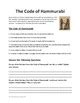 King hammurabi was tired of people changing the laws whenever they wanted an advantage. Cuneiform and the Code of Hammurabi (Double Worksheet!) | TpT