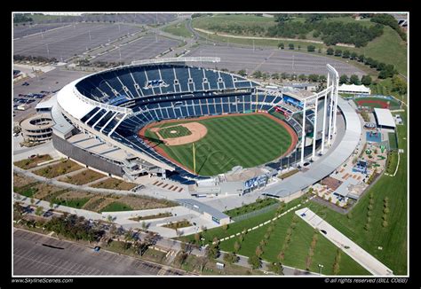 Kauffman Stadium Kansas City Missouri Aerial Of Kauffman Flickr