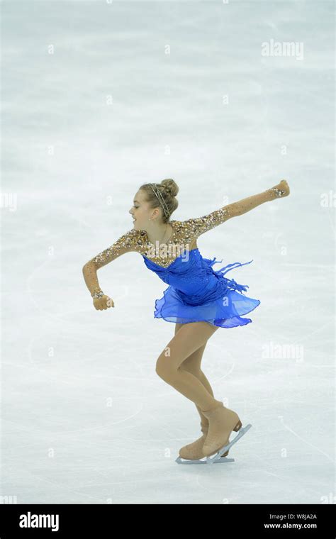 Elena Radionova Of Russia Performs During The Ladies Free Skating Of