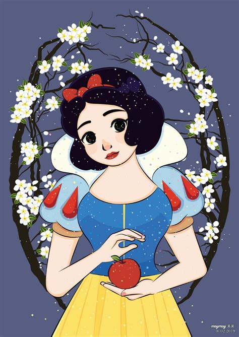 snow white february 2019 maymay 美美 disney fan art snow white animation art