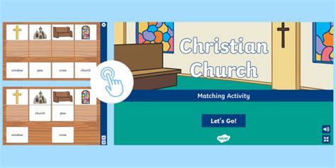 Interactive Christian Church Matching Activity Twinkl Go