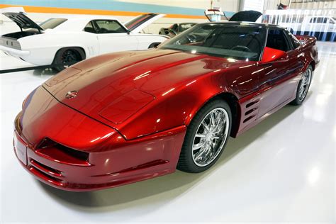 1989 Corvette In Candy Apple Red With A Body Kit Goes For 50k