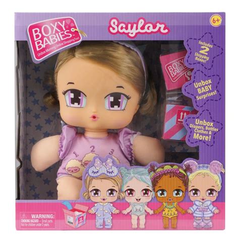 Boxy Girls Boxy Babies Saylor Baby Girl Dolls New Baby