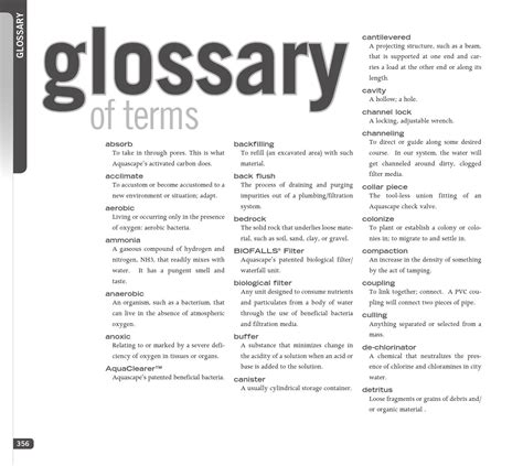 Glossary By Aquascape Inc Issuu