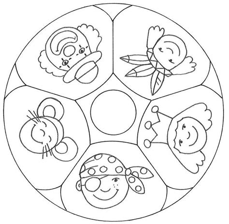 Möchten sie mit kleinkindern masken basteln im kindergarten, dann drucken sie zuerst mehrere vorlagen aus und lassen sie die kinder. Ausmalbild Mandalas: Mandala Verkleiden kostenlos ausdrucken | Fasching im kindergarten ...