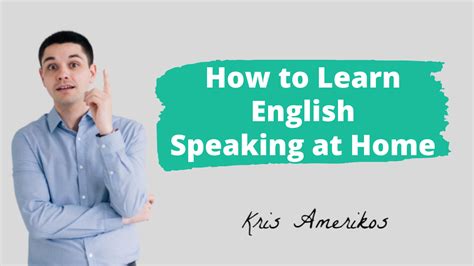 How To Learn To English Speaking