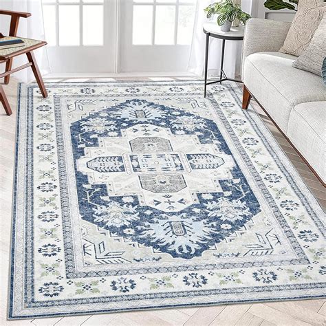 Amazon IMINROME Area Rug 4x6 Boho Rug Vintage Distressed Rug