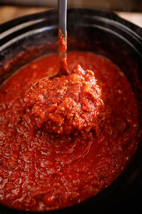 Slow Cooker Spaghetti Sauce Southern Bite