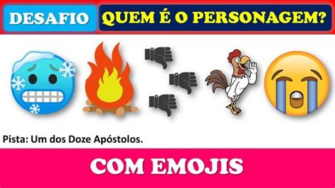 Você Consegue Descobrir Quem É O Personagem Bíblico Com Emojis Esse é