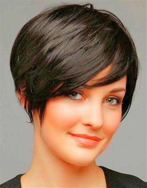 pixie cut with bangs round face hairstyle society