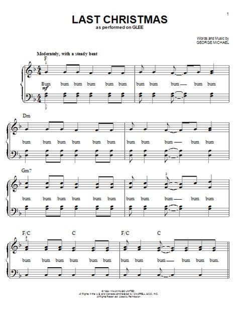 Www.musicnotes.com/l/rtrw4 ➜ learn piano easy: Last Christmas | Sheet Music Direct