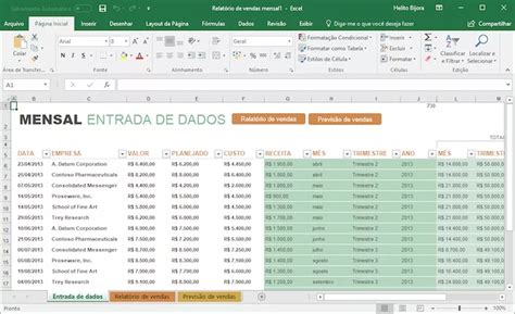 Relatório de vendas no Excel veja passos para criar um