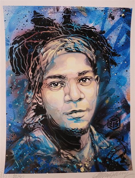 C215 Basquiat Xl 2020 Impression Numérique Sur Papier Canson Signé à