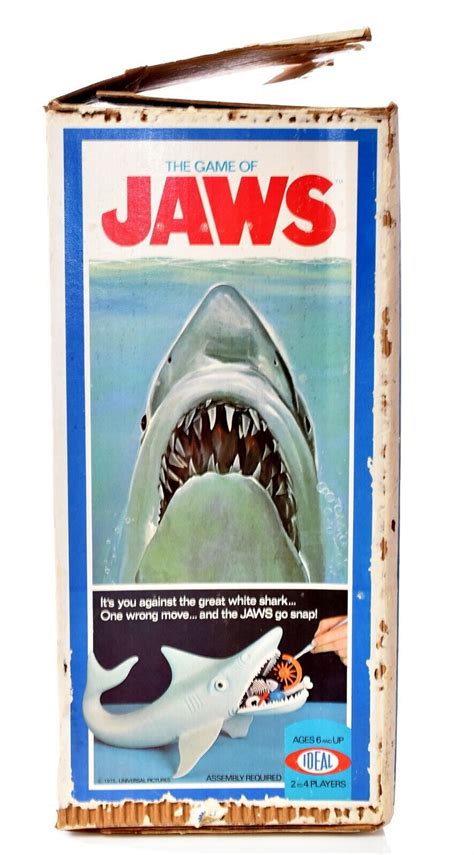 vintage 1970s ideal toys original the game of jaws movie shark game in