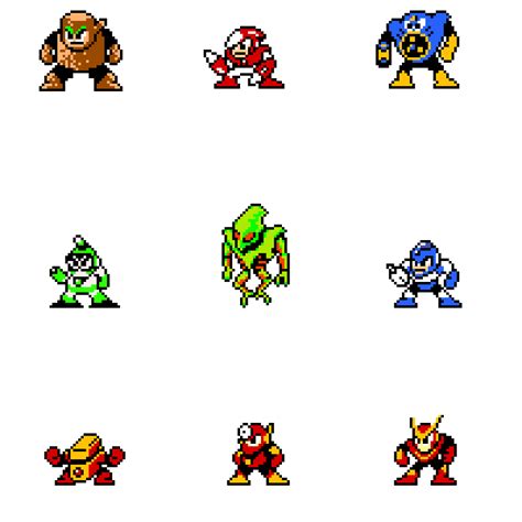Pixilart Mega Man 12 Stage Select By Metal Man